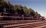 SOU 3917 is the last of four locos entering Glenwood Yard